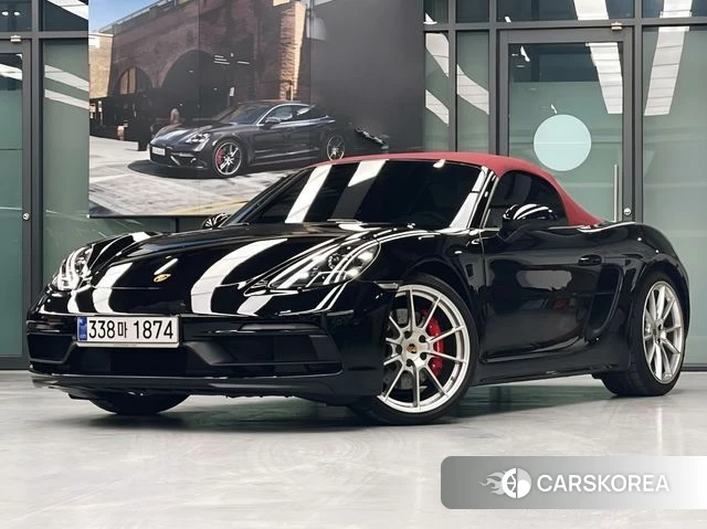 Porsche 718 Boxster 2024 Черный из Кореи