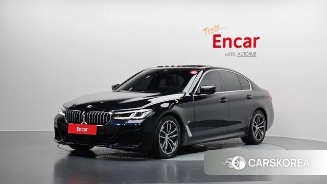 BMW 5 Series (G30) 2021 Черный из Кореи