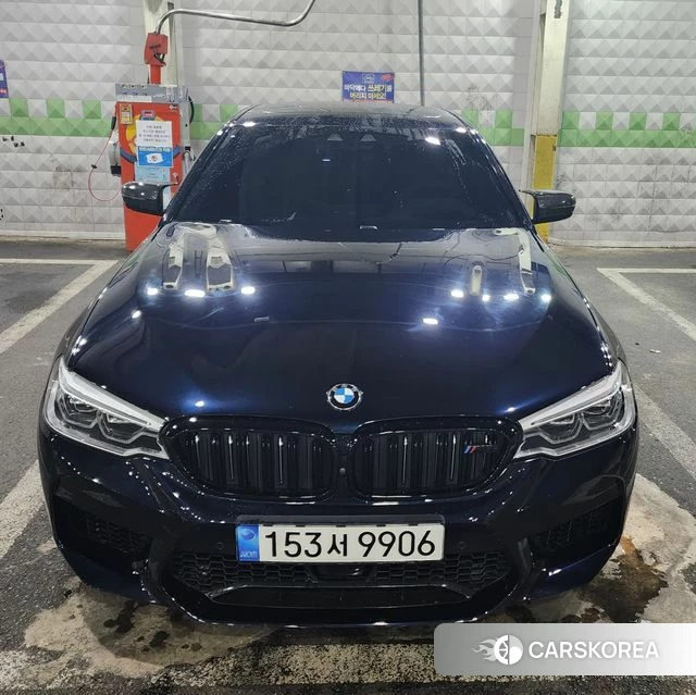 BMW 5 Series (G30) 2018 Черный из Кореи