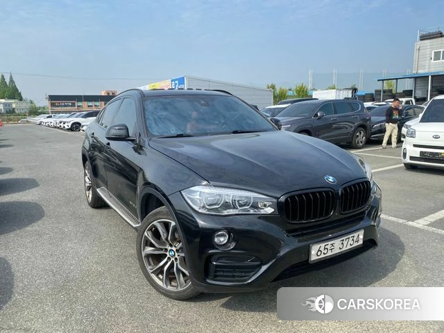 BMW X6 (F16) 2018 Черный из Кореи