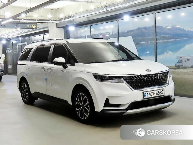 Kia Carnival 4th generation 2021 Белый из Кореи