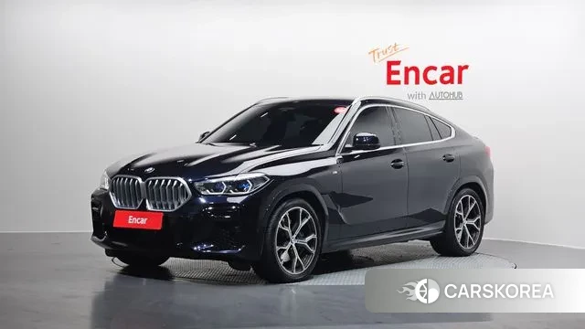 BMW X6 (G06) 2023 Черный из Кореи