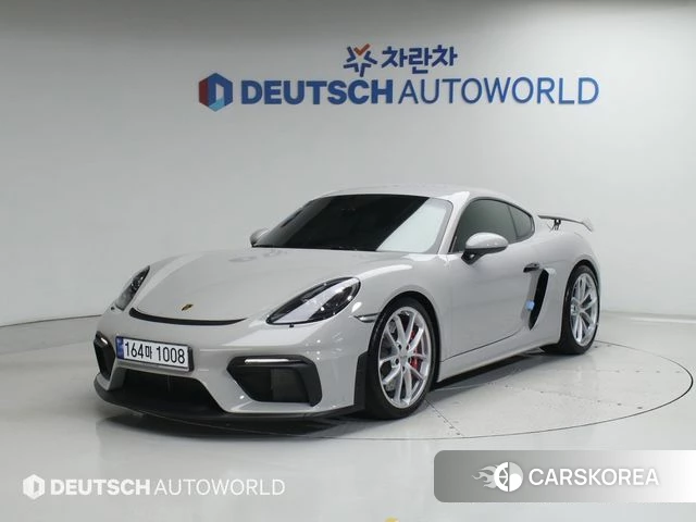 Porsche 718 Cayman 2023 Серый из Кореи
