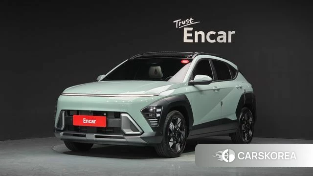 Hyundai Kona Hybrid (SX2) 2025 Темно-зеленый из Кореи