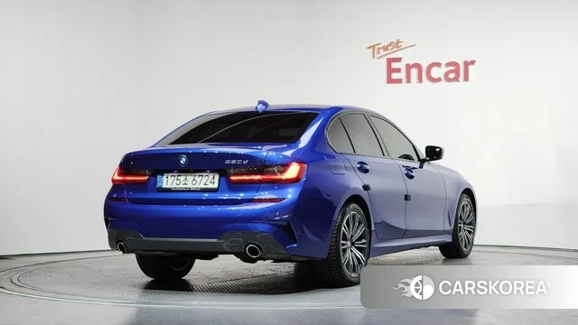 BMW 3 Series (G20) 2021 Синий из Кореи