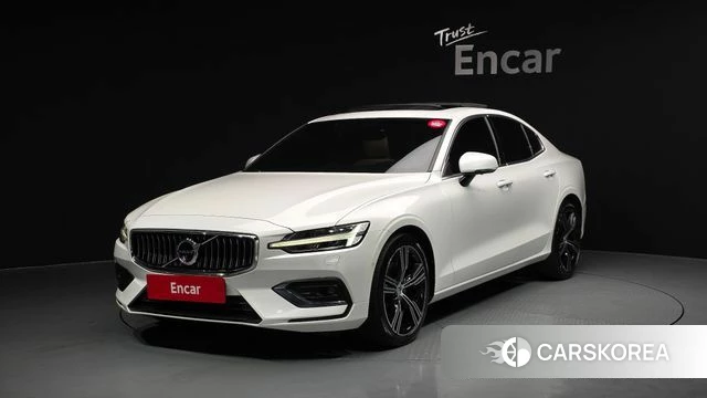 Volvo S60 3rd generation 2020 Белый из Кореи