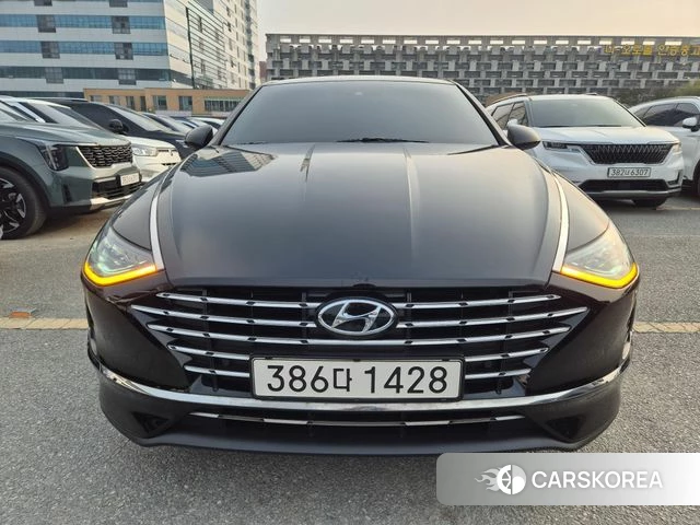 Hyundai Sonata Hybrid (DN8) 2022 Черный из Кореи