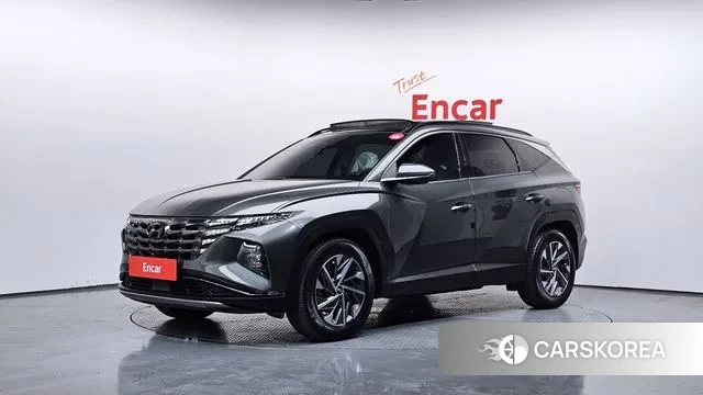 Hyundai Tucson Hybrid (NX4) 2021 Темно-зеленый из Кореи