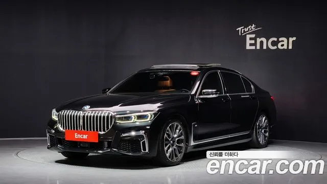BMW 7 Series (G11) 2021 Черный из Кореи