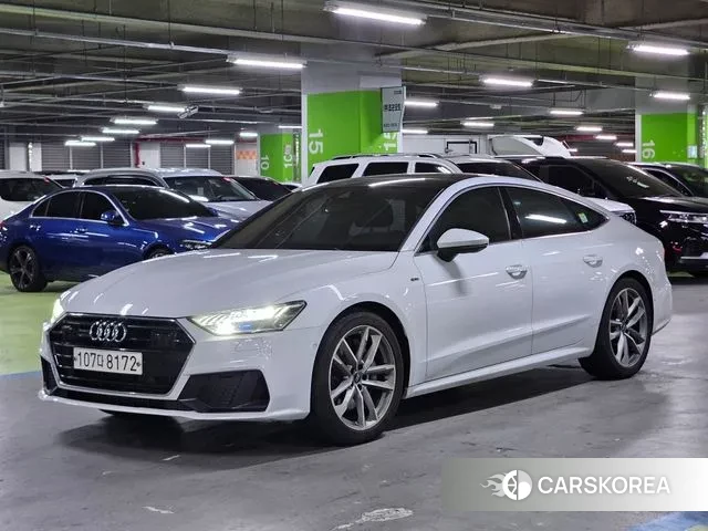 Audi A7 (4K) 2020 Белый из Кореи