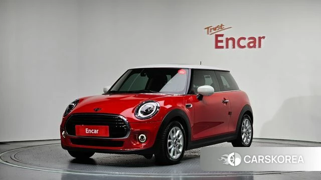 Mini Cooper 2021 Красный из Кореи