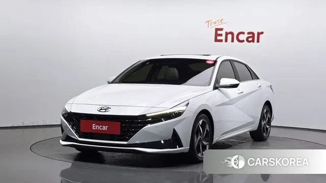 Hyundai Avante (CN7) 2020 Белый из Кореи