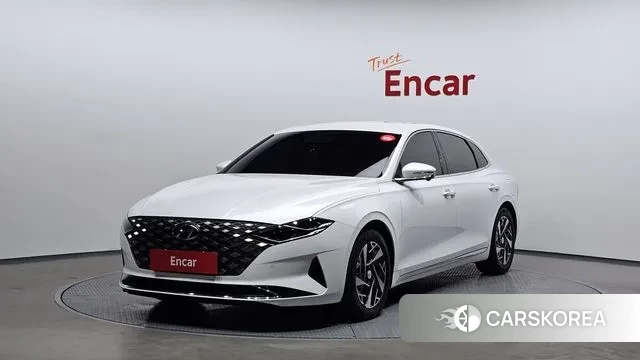 Hyundai The New Grandeur IG Hybrid 2021 Белый из Кореи