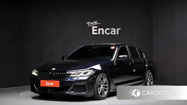 BMW 5 Series (G30) 2022 Черный из Кореи