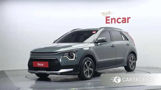 Kia Di Ol Nu Niro 2022 Темно-зеленый из Кореи
