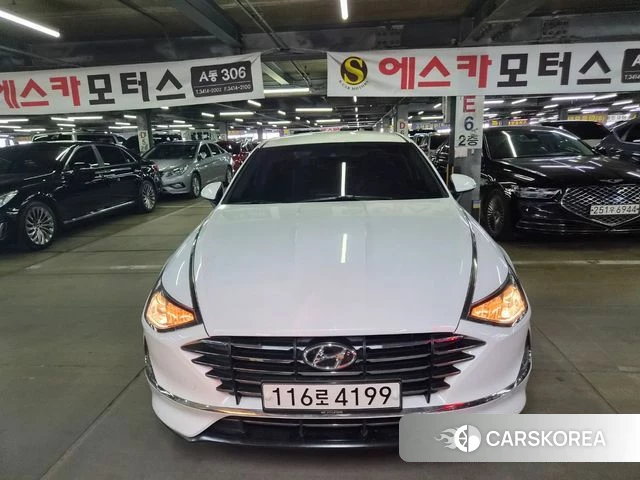 Hyundai Sonata (DN8) 2019 Белый из Кореи
