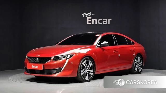Peugeot 508 second Generation 2019 Красный из Кореи