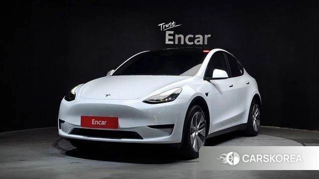 Tesla Model Y 2023 Белый из Кореи