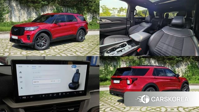 Ford Explorer 6th Generation 2025 Красный из Кореи