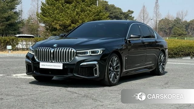 BMW 7 Series (G11) 2022 Черный из Кореи