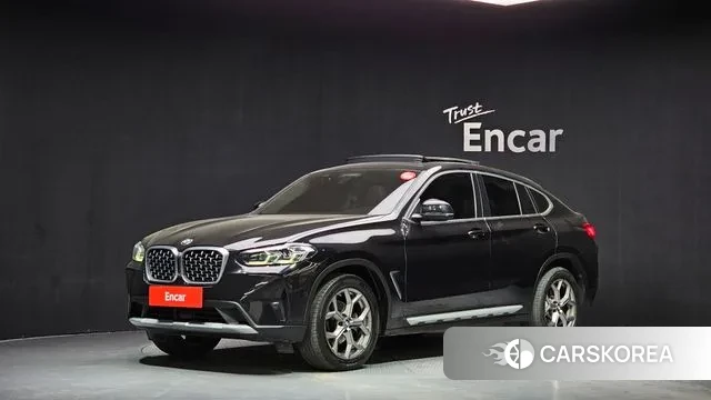 BMW X4 (G02) 2022 Черный из Кореи
