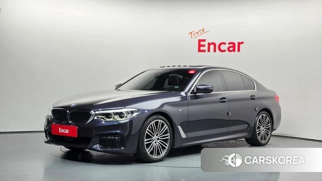 BMW 5 Series (G30) 2020 Синий из Кореи