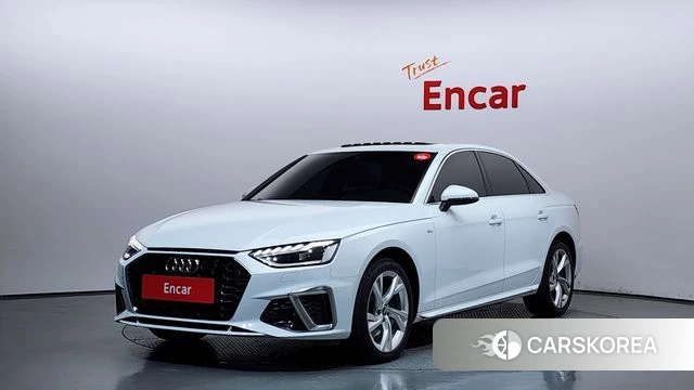 Audi A4 (B9) 2021 Белый из Кореи