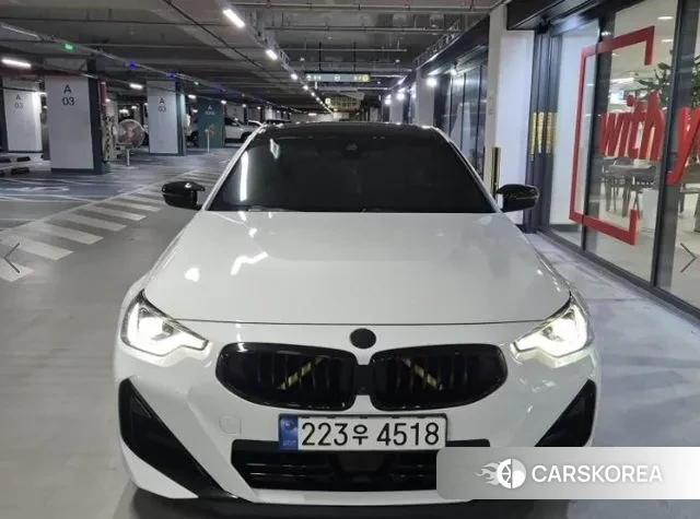 BMW 2 Series (G42) 2023 Белый из Кореи