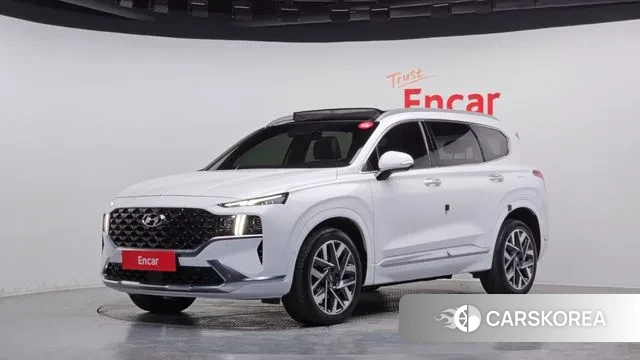 Hyundai The New Santa Fe 2021 Белый из Кореи
