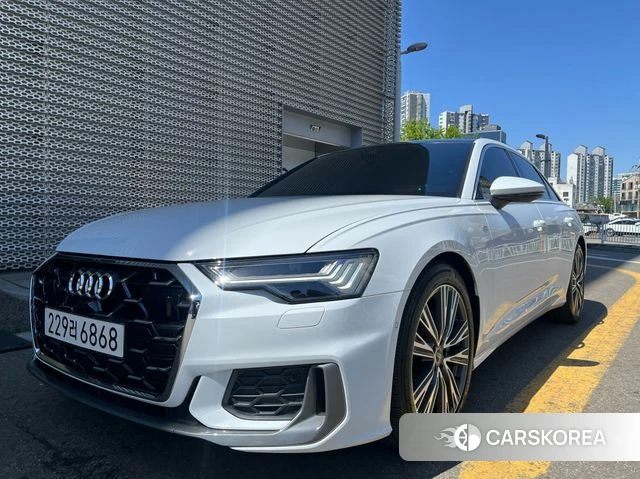 Audi A6 (C8) 2024 Белый из Кореи