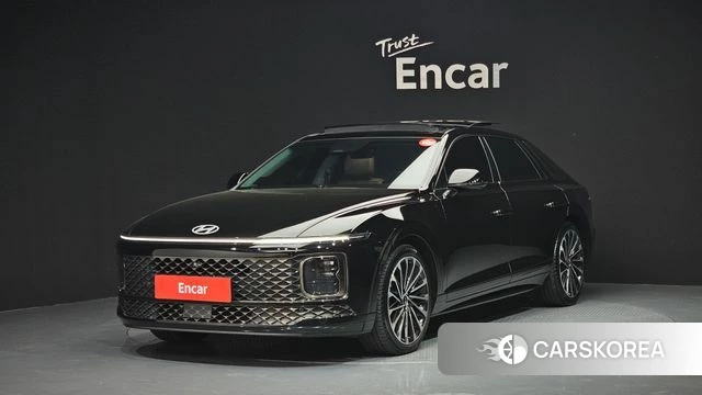 Hyundai Grandeur Hybrid (GN7) 2023 Черный из Кореи