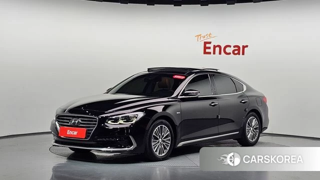 Hyundai Grandeur IG Hybrid 2018 Черный из Кореи