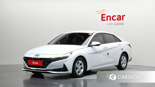 Hyundai Avante (CN7) 2021 Белый из Кореи