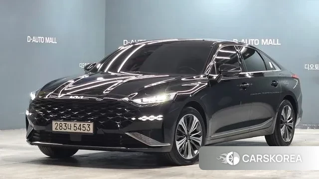 Kia K8 Hybrid 2021 Черный из Кореи