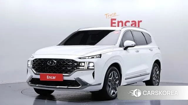 Hyundai The New Santa Fe 2023 Белый из Кореи