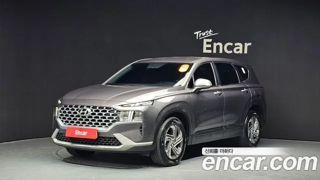 Hyundai The New Santa Fe 2021 Серый из Кореи