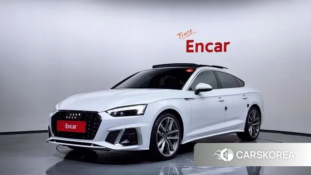 Audi A5 (F5) 2023 Белый из Кореи