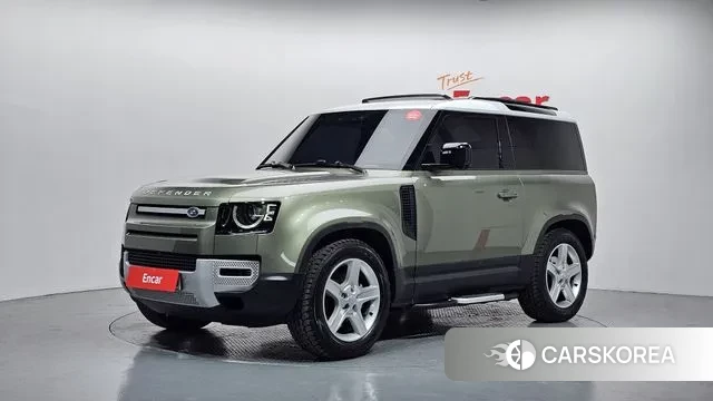 Land Rover Defender (L663) 2022 Темно-зеленый из Кореи