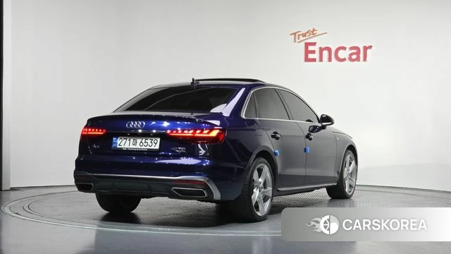 Audi A4 (B9) 2022 Синий из Кореи