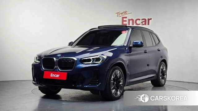 BMW iX3 2024 Синий из Кореи