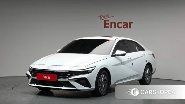 Hyundai The New Avante (CN7) 2023 Белый из Кореи