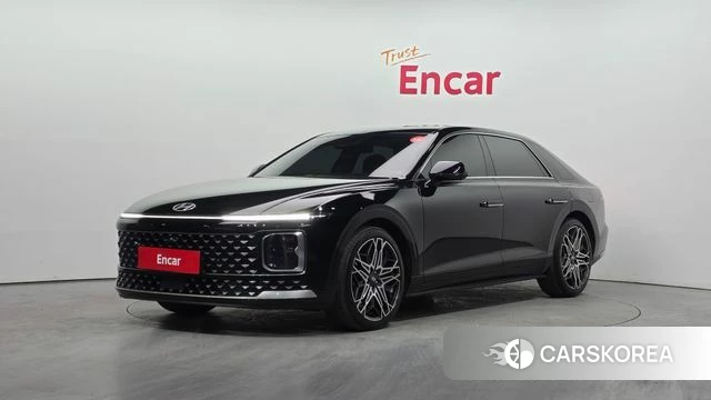 Hyundai Grandeur Hybrid (GN7) 2023 Черный из Кореи