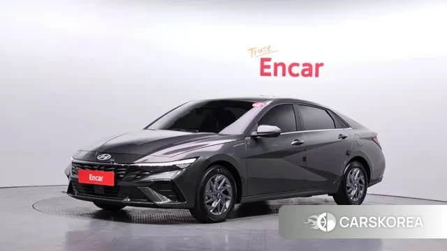 Hyundai The New Avante (CN7) 2024 Темно-зеленый из Кореи