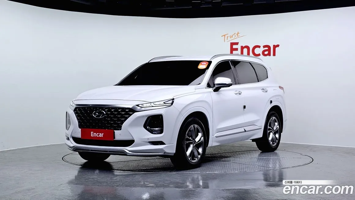 Hyundai Santa Fe TM 2019 Белый из Кореи