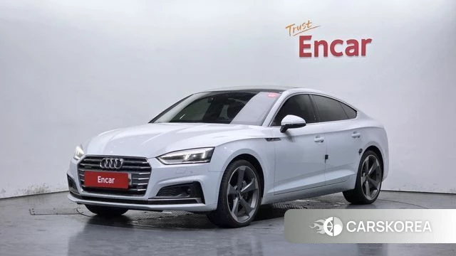 Audi A5 (F5) 2019 Белый из Кореи