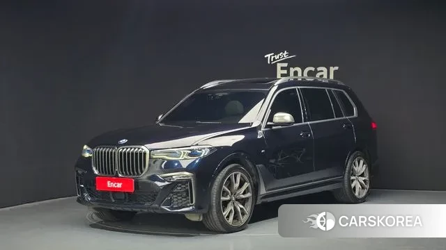 BMW X7 (G07) 2020 Черный из Кореи