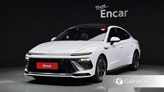 Hyundai Sonata D Edge Hybrid (DN8) 2024 Белый из Кореи