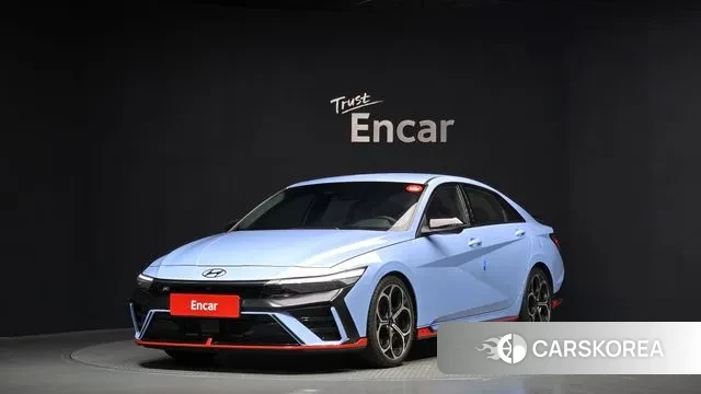 Hyundai The New Avante (CN7) 2025 Небесно-голубой из Кореи