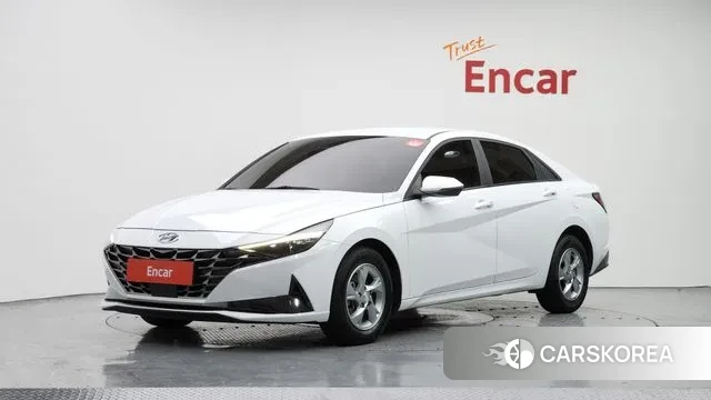 Hyundai Avante (CN7) 2020 Белый из Кореи