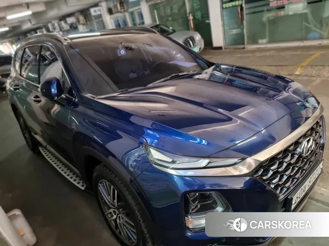 Hyundai Santa Fe TM 2018 Синий из Кореи